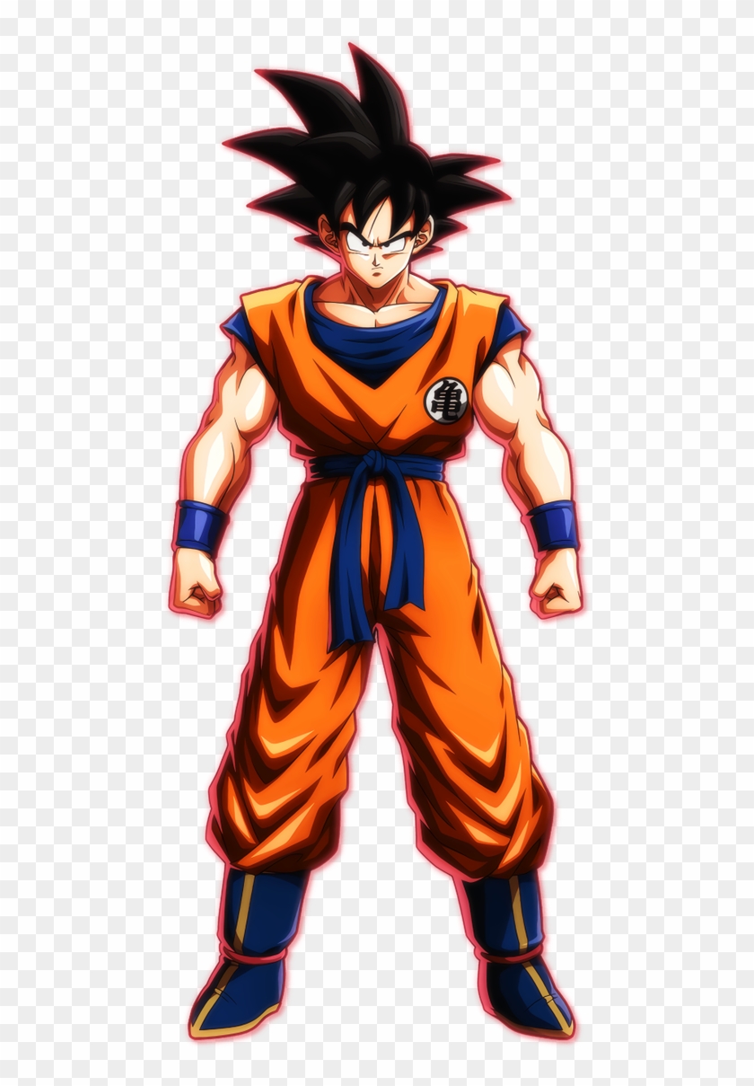 Hydros On Twitter - Dragon Ball Fighterz Base Goku, HD Png ...