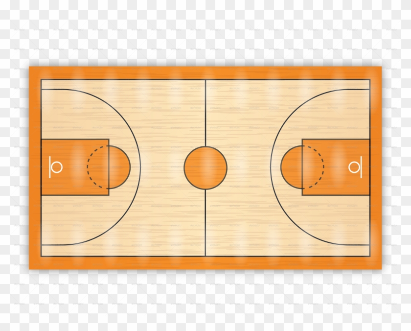 28 Collection Of Basketball Court Floor Clipart - Transparent