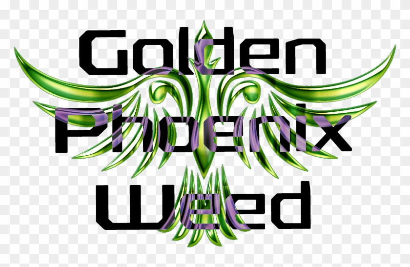 Golden Phoenix Weed Graphic Design Hd Png Download 800x474 Pngfind