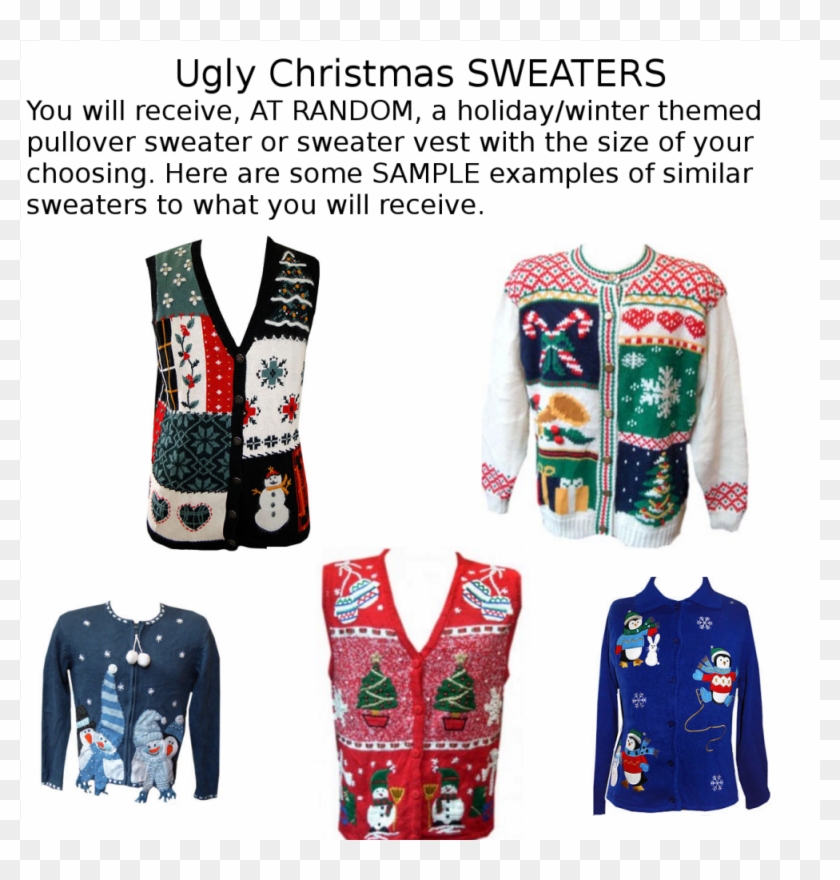 Ugly Christmas Sweater - Hoodie, HD Png Download - 1000x1231(#1248813 ...