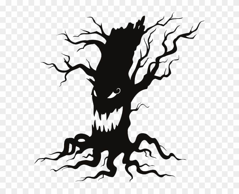 Halloween Tree Png File Spooky Tree Clip Art Transparent Png 600x600 Pngfind