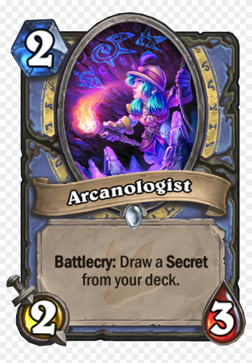 Enus Arcanologist Hearthstone 2 Cost Legendary Hd Png Download 00x00 Pngfind