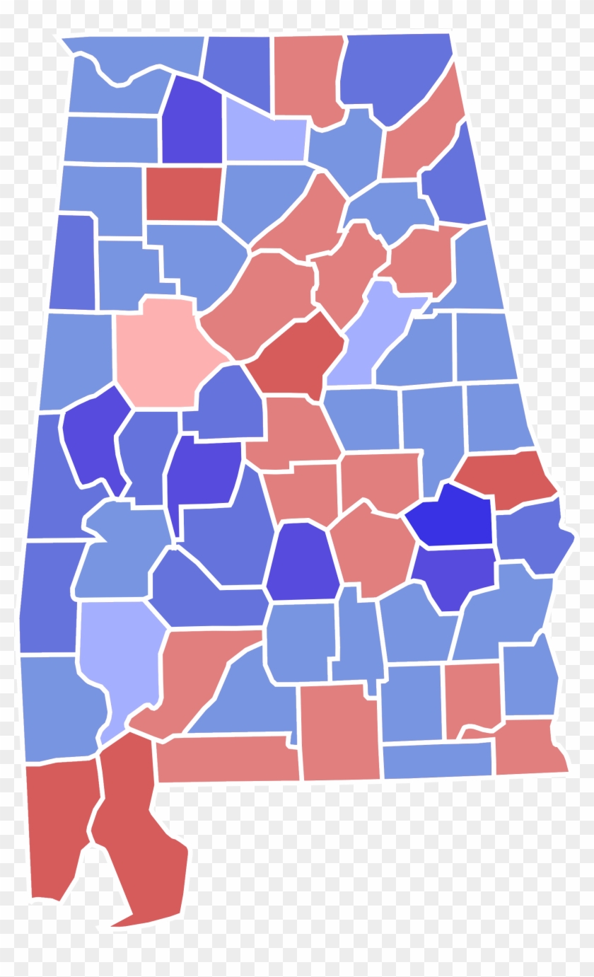 Alabama Senate Election Results By County, 1980 2018 Election Results