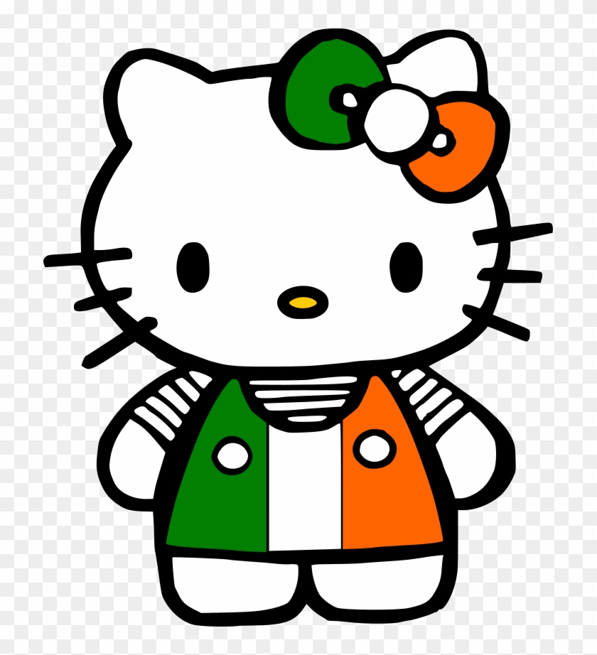 hello kitty st patrick's day plush