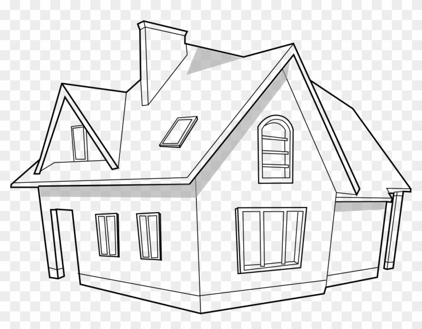 Simple house or home icon vector line drawing Stock Vector Image & Art -  Alamy