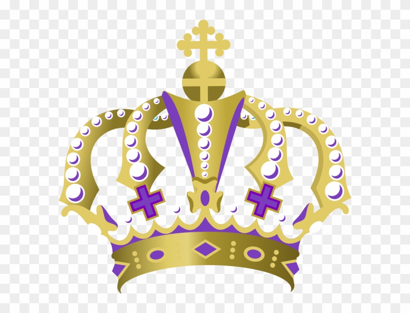 Svg Black And White Download Purple King Clip Art At Gold And Purple Crown Hd Png Download 600x560 133774 Pngfind