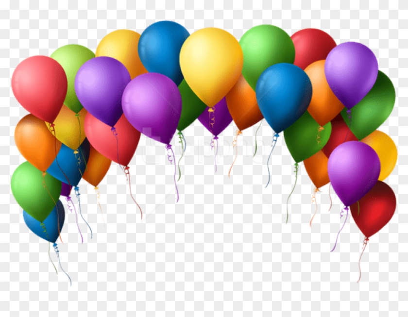 Download Free Png Download Balloon Arch Transparent Png Images Transparent Background Birthday Balloons Clipart Png Download 850x580 1302575 Pngfind