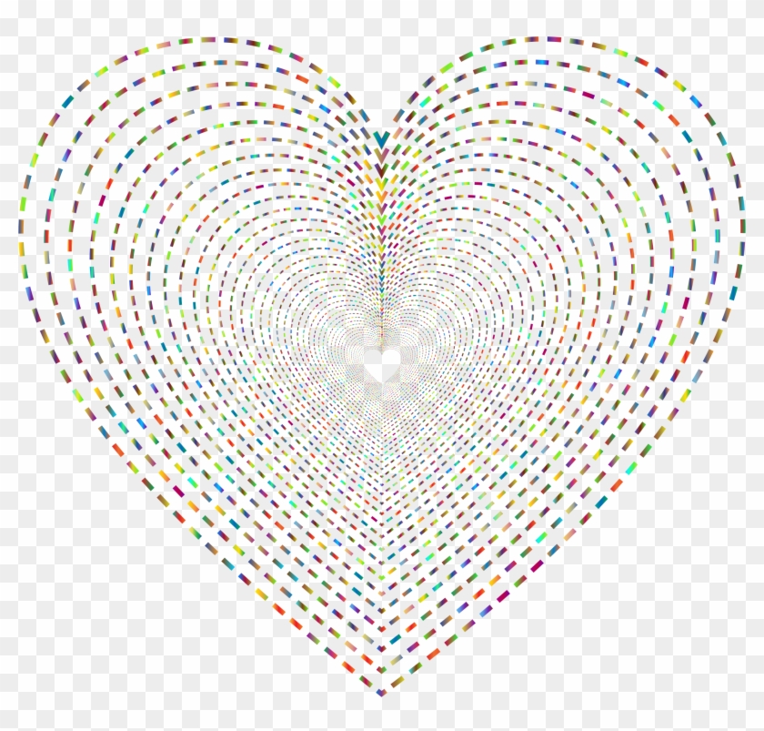 dotted heart line png