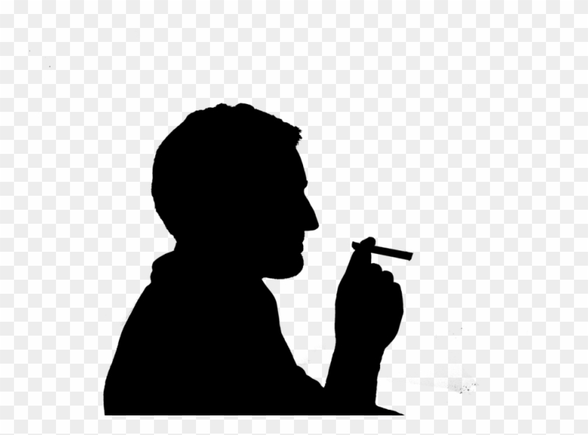 Ban It Or Grant It - Silhouette Of Someone Smoking Transparent, HD Png ...