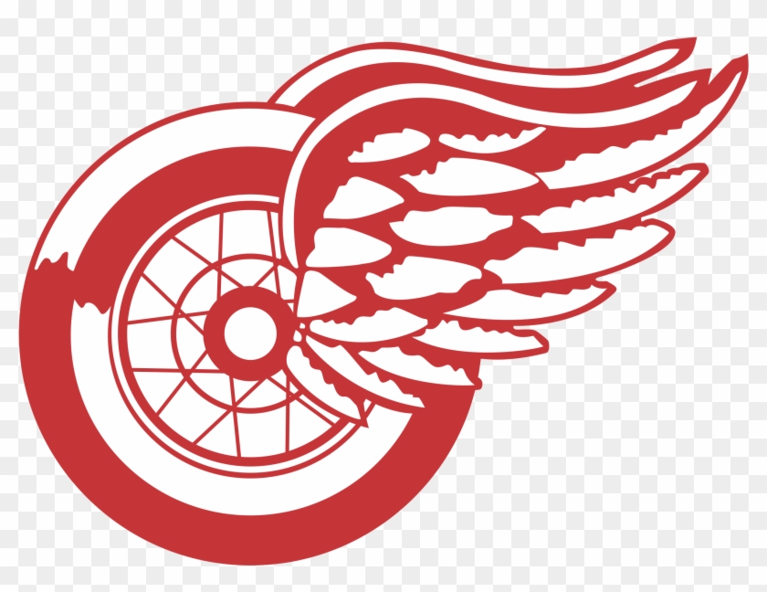 Detroit Red Wings Logo Png Transparent Black And White Red Wings Logo