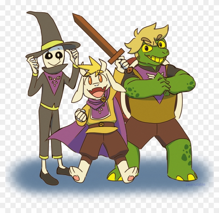 Undertale Deltarune Asgore Toriel And Their Friends Cartoon Hd Png Download 900x900 Pngfind