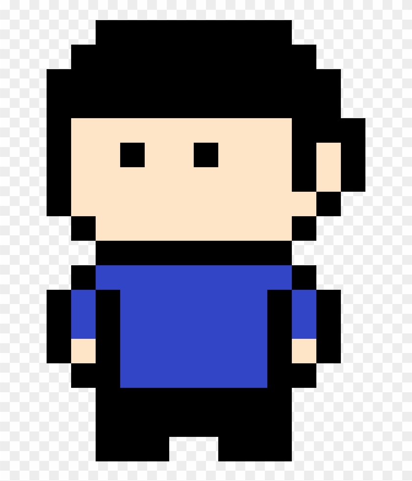 Spock - Pixelated Man In Suit, HD Png Download - 1150x1300(#1365302 ...