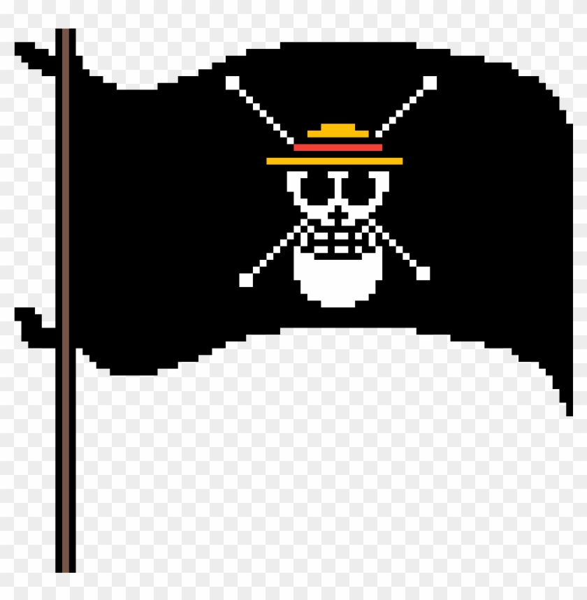 Image Id - - One Piece Straw Hat Pirates Jolly Roger, HD Png Download ,  Transparent Png Image - PNGitem