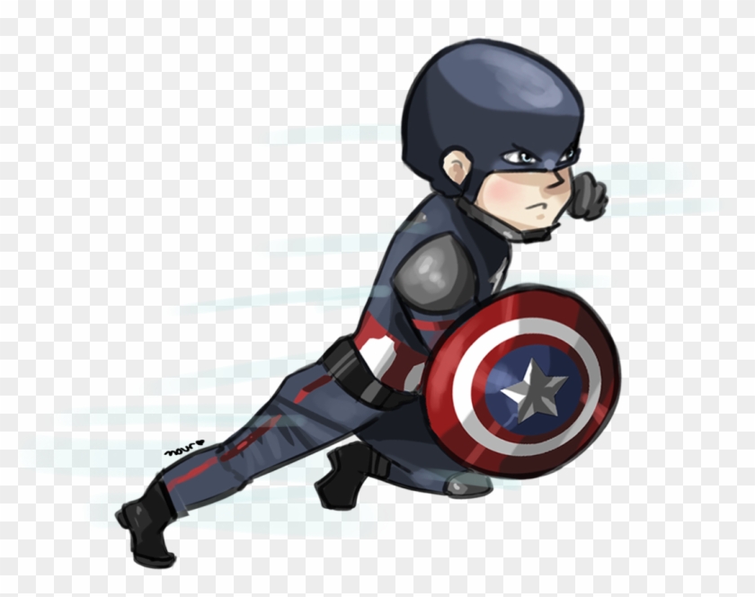 Captain America Civil War Chibi - Captain America, HD Png Download ...