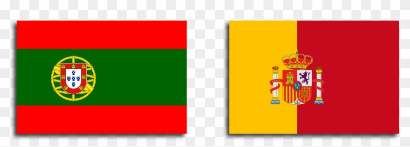 Redesignsportugal And Spain Flags In The Style Of Each - Spanish And ...