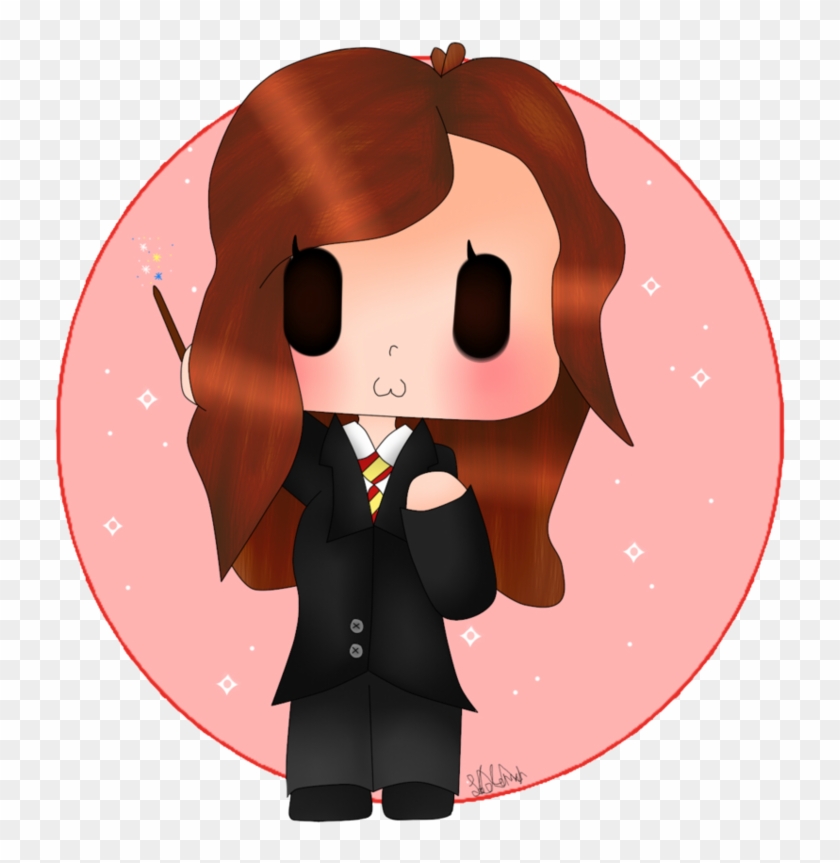 Chibi Clipart Hermione Granger - Potter Hermione Granger Kawaii, HD Png ...