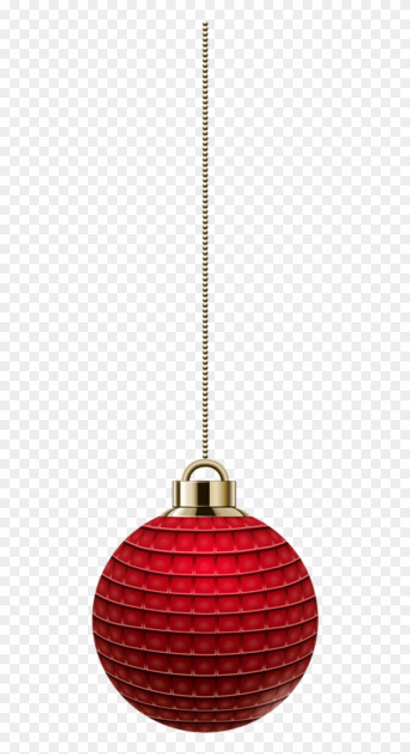 Free Png Red Christmas Ball Png - Lampshade, Transparent Png - 480x1470 ...