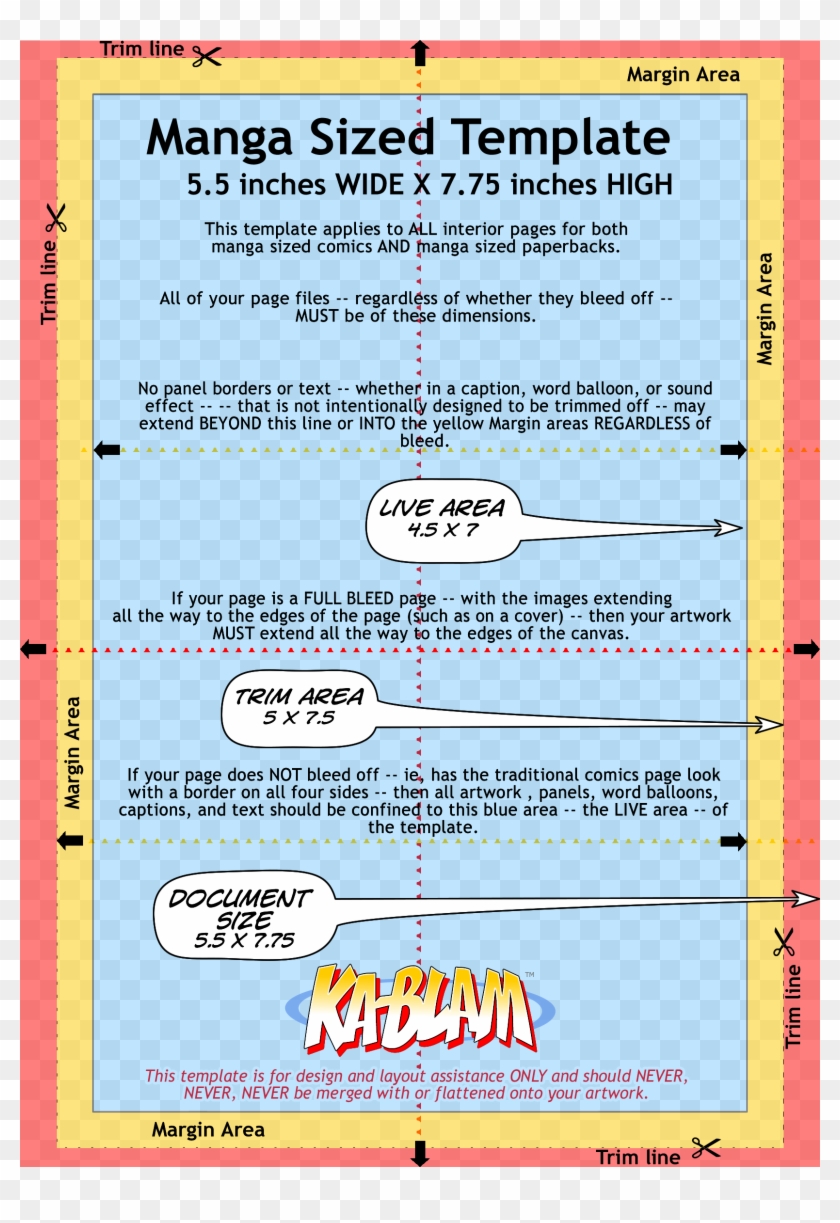 manga size dimensions