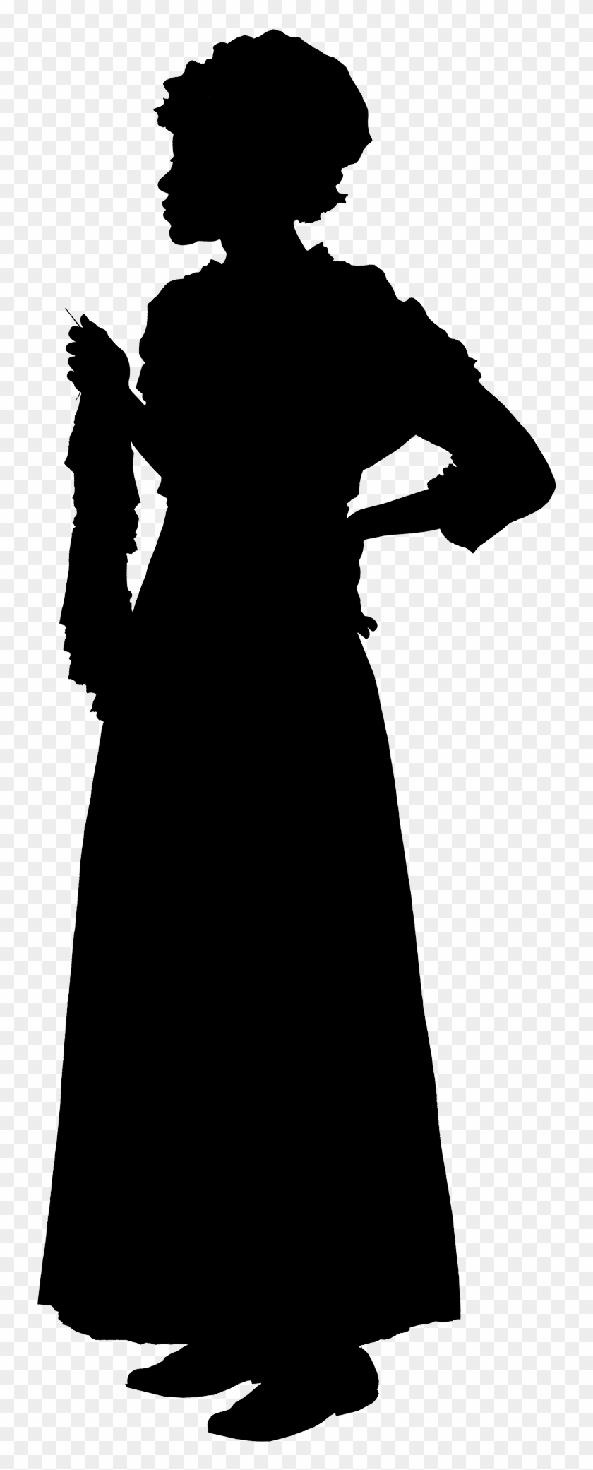 Silhouette Of Ona Judge 19th Century Woman Silhouette Hd Png Download 1330x20001429241