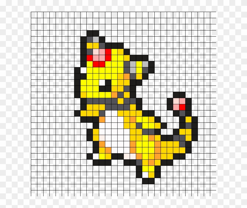 Simple Pixel Art On Grid Pokemon