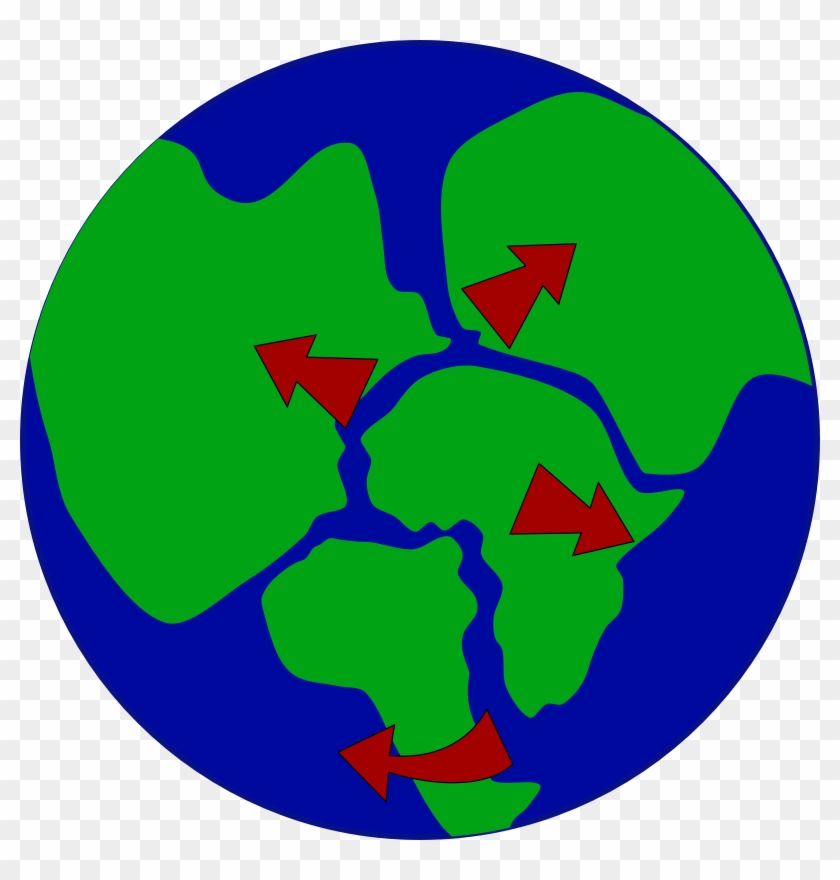 Earth With Continents Breaking Up Continental Drift Easy To Draw, HD