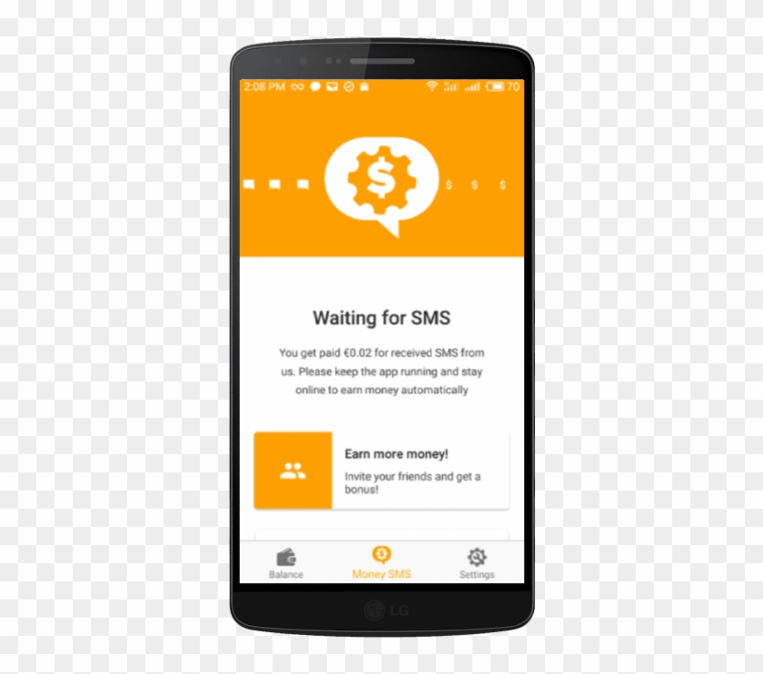 Money Sms App Make Money Online Sms Hd Png Download 458x692 - 