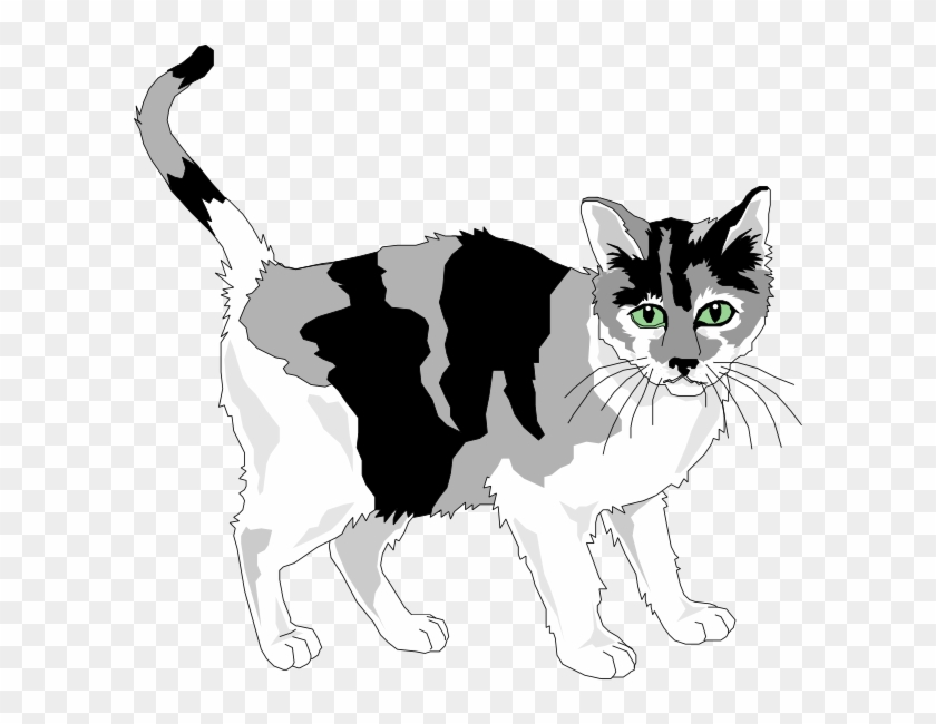 Black And Gray Cat Clip Art At Clker Royalty Free Cat Clipart - free cat ears roblox
