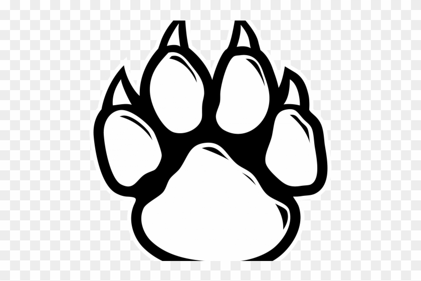 large tiger paw clipart