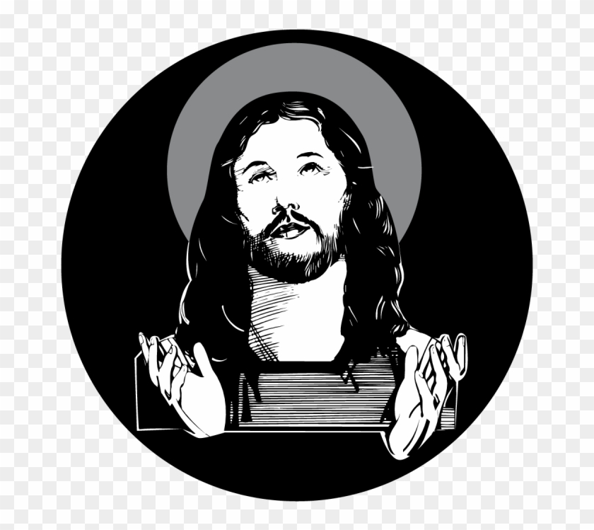 Jesus Face Png - Jesus Black And White Filter, Transparent Png ...