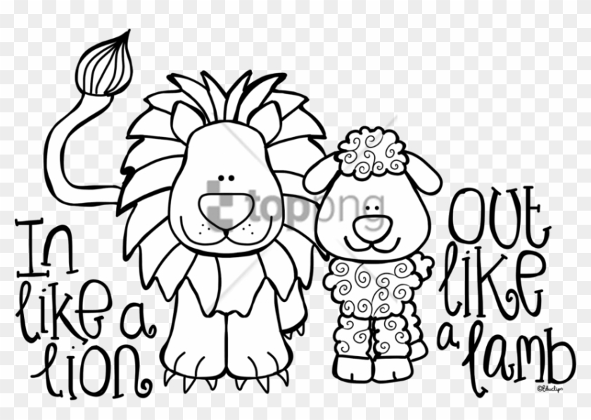in like a lion out like a lamb coloring page