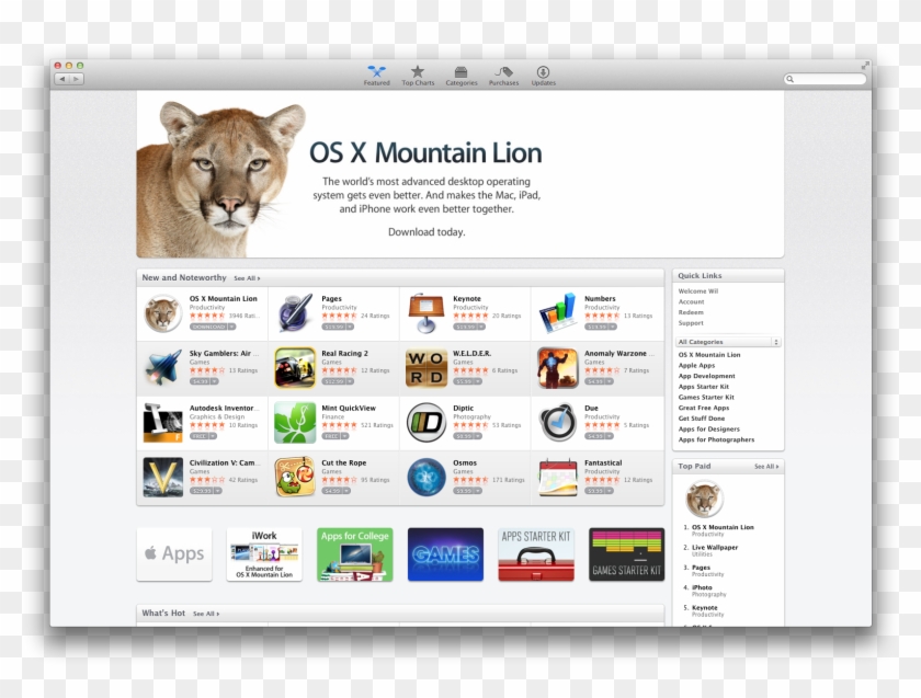 mac 10.8 mountain lion download