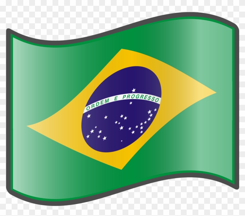 Brazil Flag Waving Brazil Flag Cartoon Png Transparent Png 555x555 154995 Pngfind