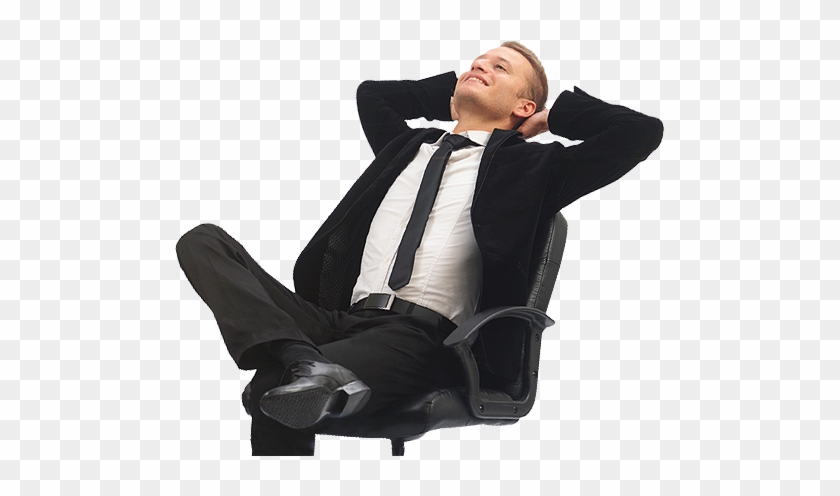 Man Relaxing In A Chair Png, Transparent Png - 670x500(#155762) - PngFind
