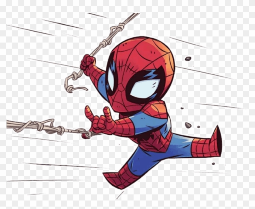 Download Mq Baby Spiderman Hero Superhero Spiderman Chibi Marvel Hd Png Download 1024x1024 1504215 Pngfind