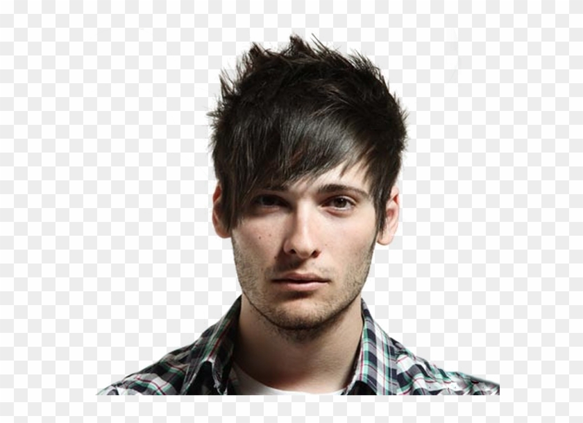 About Us Short Mens Emo Haircut Hd Png Download 600x600
