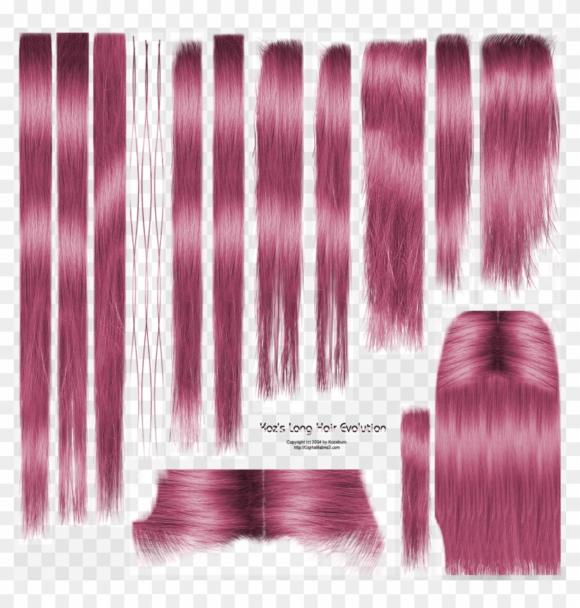 Hair Texture Renders  long brown hair illustration transparent background  PNG clipart  HiClipart