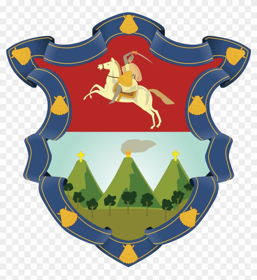 666 X 693 6 - Guatemala City Coat Of Arms, HD Png Download - 666x693 ...