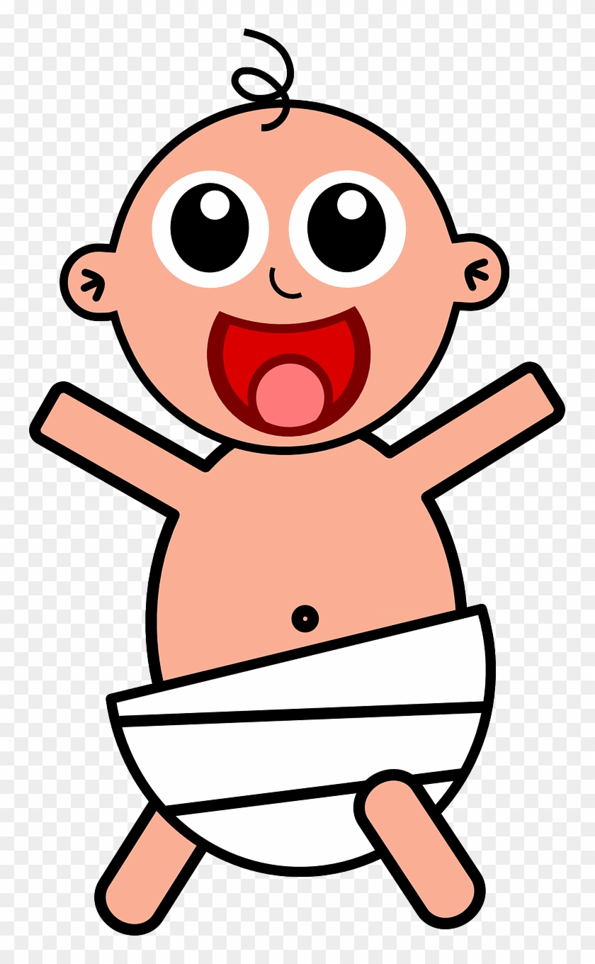 Baby Clipart - Baby Clip Art, HD Png Download - 757x1280(#1551641