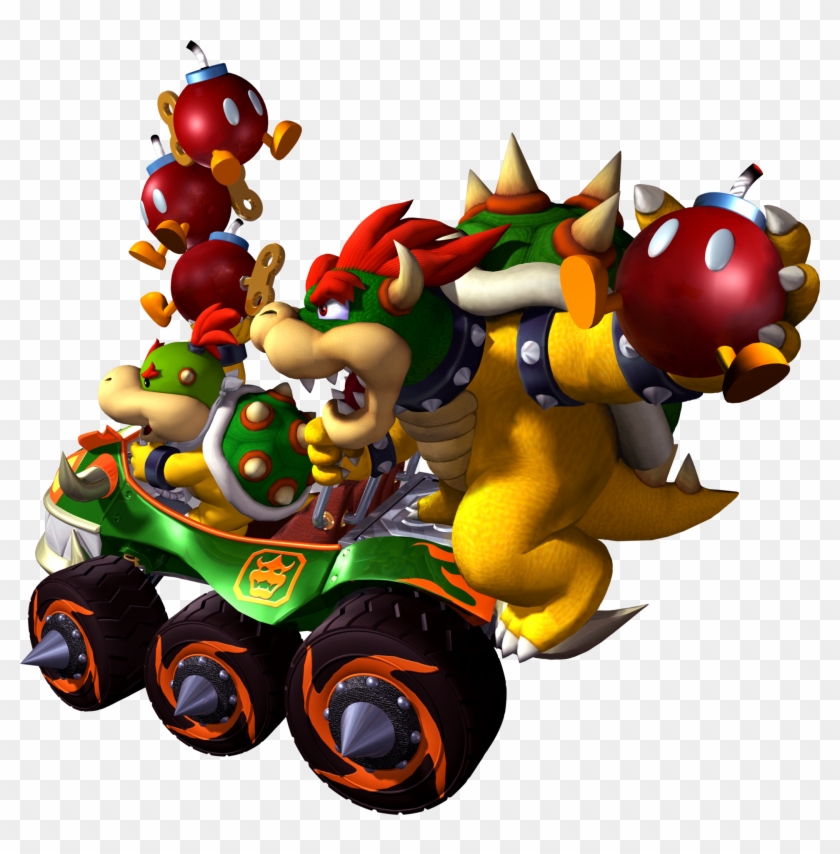 1920px Bowser And Bowser Jr Bob Omb Blast Bowsers Kart