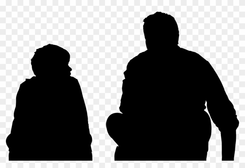 Download Father Child Son Daughter Silhouette Father And Son Png Transparent Png 1169x750 1569233 Pngfind