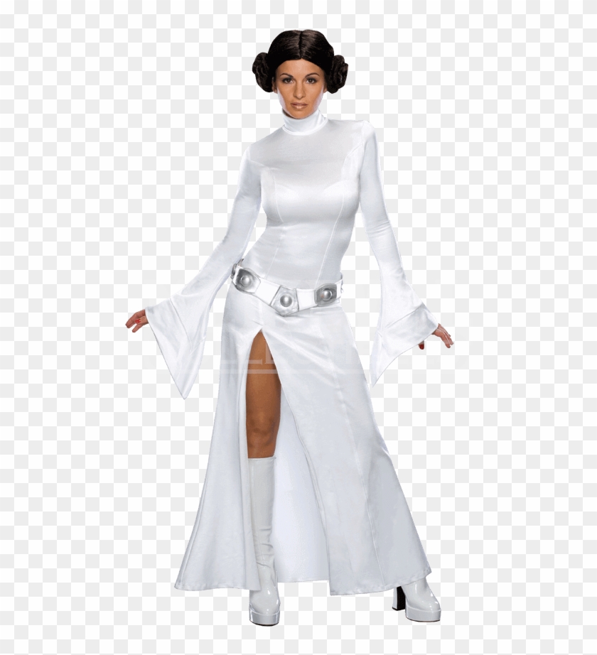 Download Secret Wishes Star Wars Princess Leia Costume Princess Leia White Dress Costume Hd Png Download 850x850 1576197 Pngfind