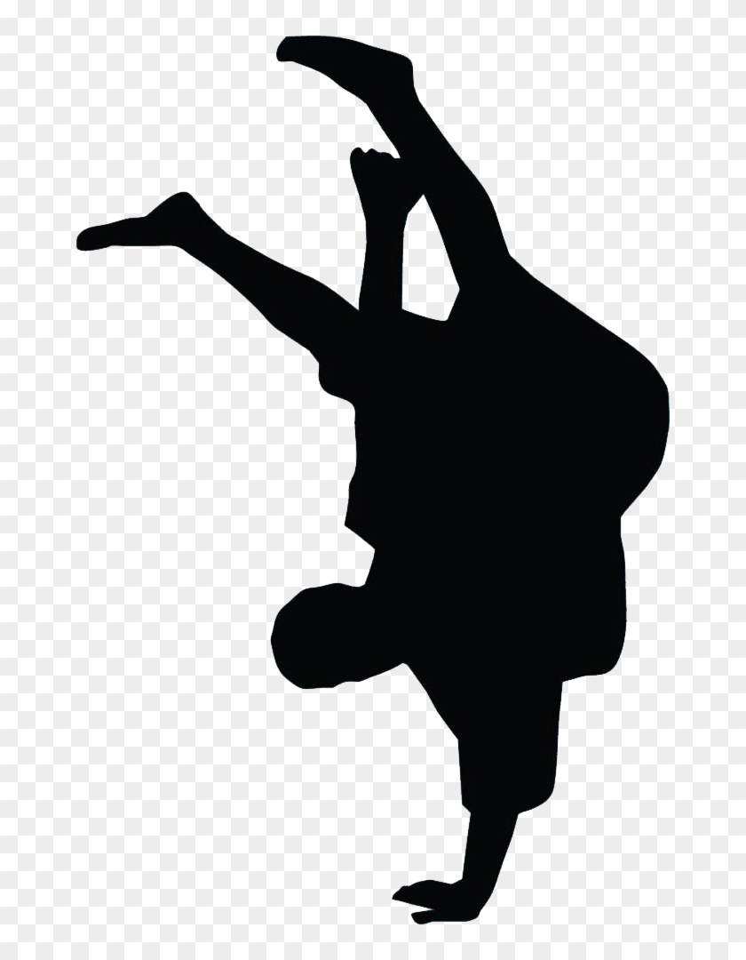 Breakdance Silhouette, HD Png Download - 668x1000(#1577787) - PngFind