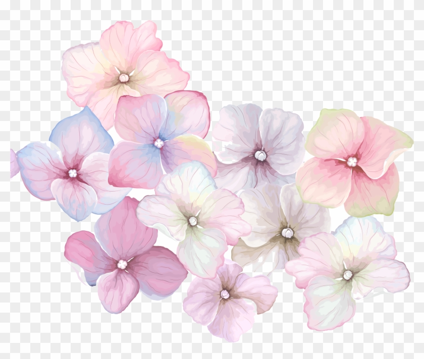 Pink Watercolor Flowers Png - Fondos De Flores Y Mariposas, Transparent Png  - 2289x2289(#1584288) - PngFind