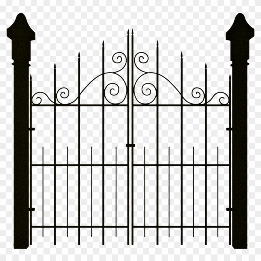 cemetery gates vector