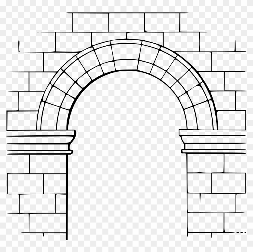 Svg Black And White Stock Collection Of Free Arched Drawing Of An Arch Hd Png Download 800x758 1598901 Pngfind