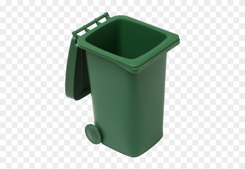 Open Colour Option Gallery - Green Open Trash Can, HD Png Download