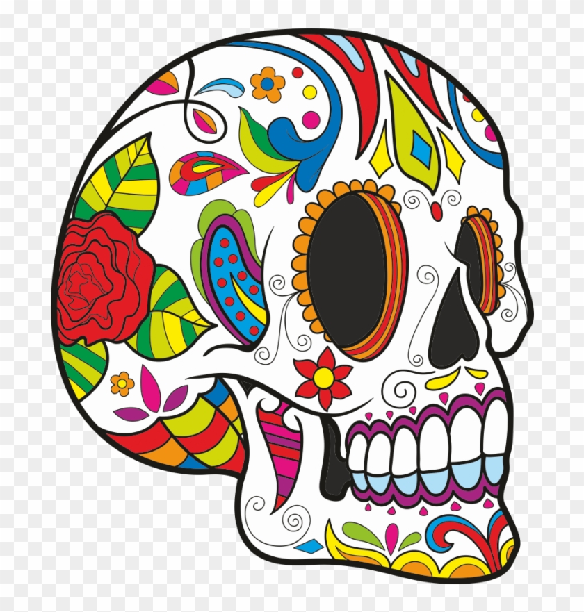 Rb Dia De Los Muertos Byoc - Sugar Skull Profile, HD Png Download ...