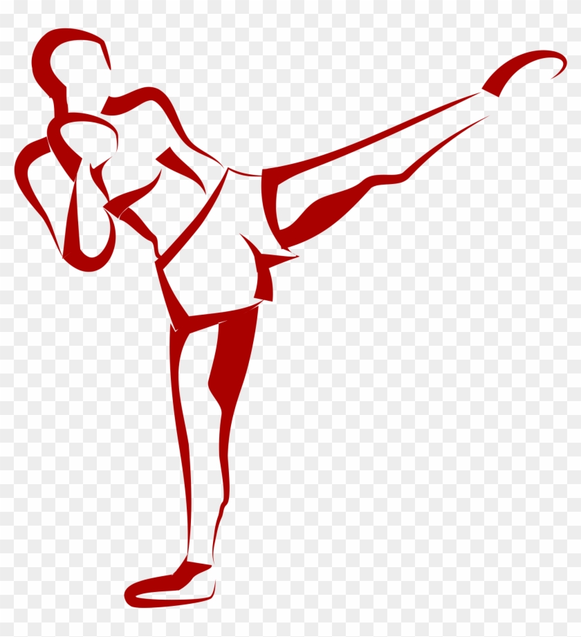 This Free Icons Png Design Of Kick Boxer, Transparent Png - 3200x2400 ...