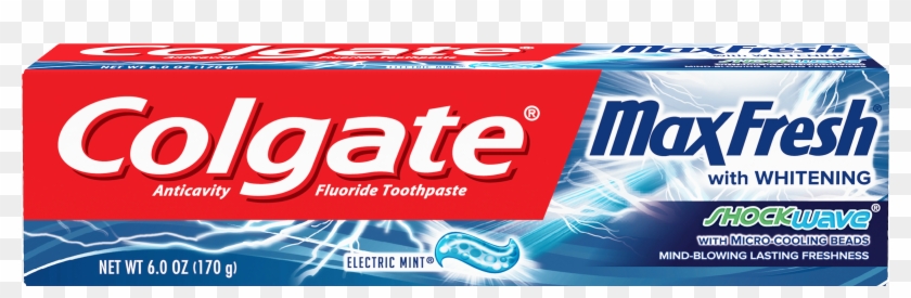 Colgate Max Fresh Shockwave Toothpaste With Cooling - Colgate Max Fresh