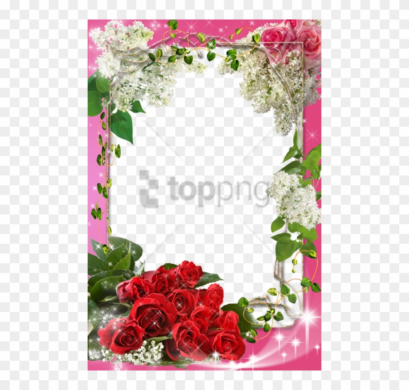 Free Png Flower Frame Photoshop Png Image With Transparent - Google Frame  For Photoshop, Png Download - 480x720(#1626407) - PngFind